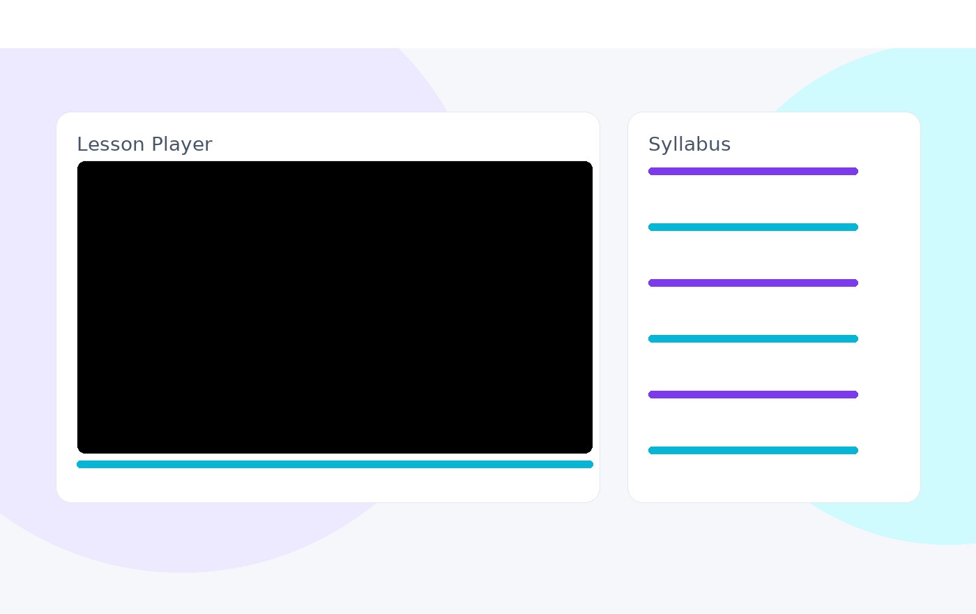 EduSphere — Online Learning Platform screen A